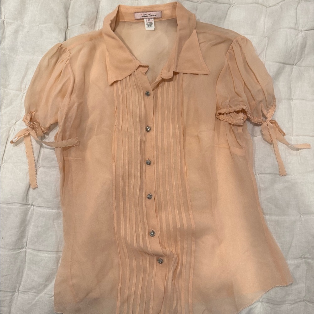 Women's Peach Blouse